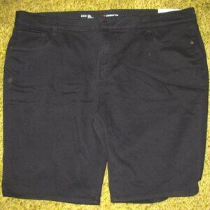 Ladies Black Shorts Size 24W NWT Liz Claiborne Sara